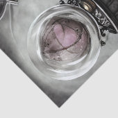 Verzierte Lila Kristallkugel- und Hexenkunstwaren Seidenpapier (Ausschnitt)