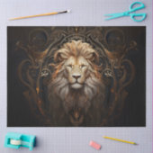 Verzierte Lion Seidenpapier (Basteln)