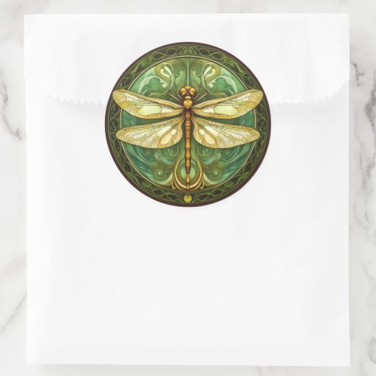 Verzierte Lippenstift Runder Aufkleber (Tasche)