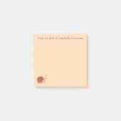 Verzierte Mail personalisieren Post-it Klebezettel (Vorderseite)