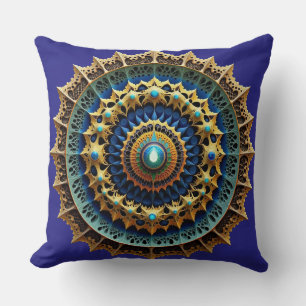 Verzierte Mandala Boho Dekoration 2 Kissen