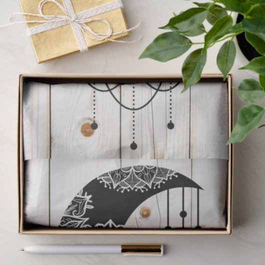 Verzierte Mandala-Bretter Seidenpapier (Geschenk)