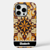 Verzierte Mandala Telefonabdeckung individuell ein Case-Mate iPhone Hülle (Rückseite)