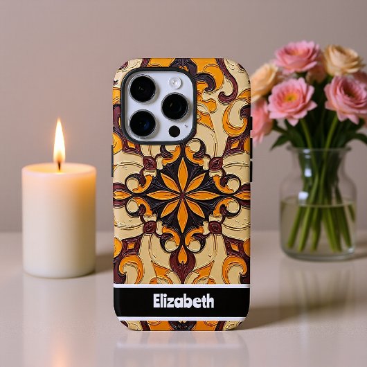 Verzierte Mandala Telefonabdeckung individuell ein Case-Mate iPhone Hülle