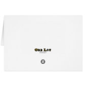 Verzierte Märchenkarte Tischnummer (Rückseite Horizontal)