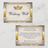 Verzierte Messe Storybook Möchtegern Brunnen Karte (Vorne/Hinten)