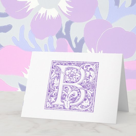 verzierte Monogramm ‚B‘