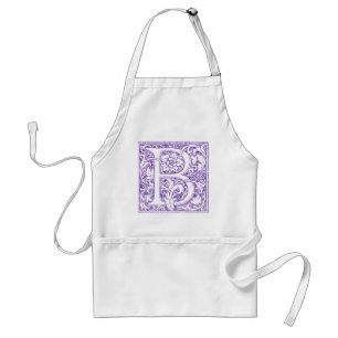 verzierte Monogramm ‚B‘ Schürze