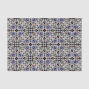 Verzierte Mosaik-beflecktes Seidenpapier