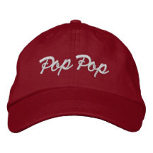 Verzierte Opa Pop Pop Red Hat Geschenk