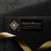 Verzierte Opulenz | Black and Gold Jewele Address