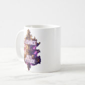 Verzierte Opulenz - Elegante Begegnung Höhenlage Kaffeetasse (Vorderseite Links)