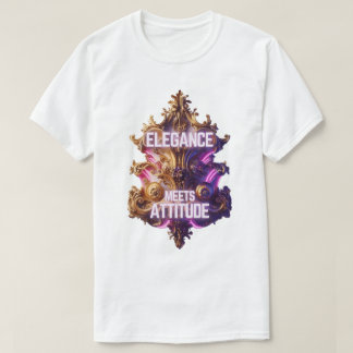 Verzierte Opulenz - Elegante Begegnung Höhenlage T-Shirt