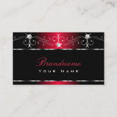 Verzierte Ornament-Ornament Visitenkarte (Vorderseite)