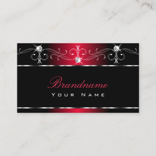 Verzierte Ornament-Ornament Visitenkarte (Vorderseite)