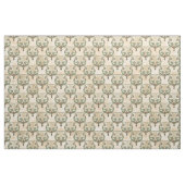 Verzierte Patina Harps über Tan Stoff (Fat Quarter (45,7 x 55,9 cm))
