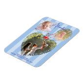 Verzierte Rahmen 3 Foto 1 Weihnachtskalender KARTE Magnet (Linke Seite)