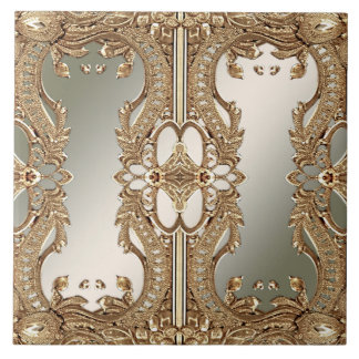 Verzierte Rahmen-Keramik Fliese