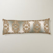 Verzierte Rahmen-Kissen in Gold Seitenschläferkissen (Rückseite)