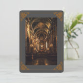 Verzierte religiöse Gedenkkarte - Individuelle Bee Dankeskarte (Stehend Vorderseite)