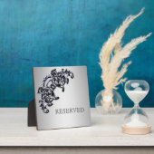 Verzierte, reservierte Tafel Fotoplatte (InSitu)