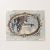 Verzierte Rope Border Art Puzzle (Horizontal)