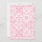 Verzierte rosa Fliesen (Vorderseite)