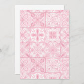 Verzierte rosa Fliesen (Vorne/Hinten)