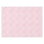 Verzierte rosa Fliesen Tischdecke (Vorderseite (Horizontal))