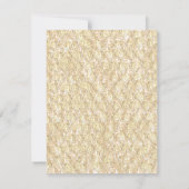 Verzierte Rose Save the Date Karte (Rückseite)