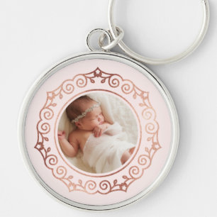 Verzierte Rose Schlüsselanhänger