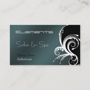 Verzierte Salon-Geschäfts-Karte Visitenkarte
