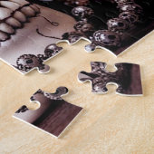 Verzierte Schädel Puzzle (Seite)