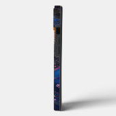 Verzierte Schädelfrau Surreal Art Case-Mate iPhone Hülle (Rückseite / Links)