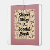 Verzierte Schubladenhalle Keramikornament (Links)