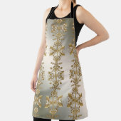 Verzierte Schürze von White Floral Gold (InSitu)