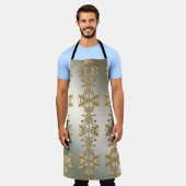 Verzierte Schürze von White Floral Gold (Getragen)