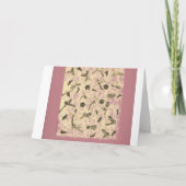 Verzierte Schwimmbogen Karte (Vorderseite)