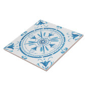 Verzierte, spanische Kachel, mediterran Fliese (Seite)