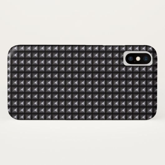 Verzierte Stahlbeschaffenheit Case-Mate iPhone Hülle (Rückseite (Horizontal))