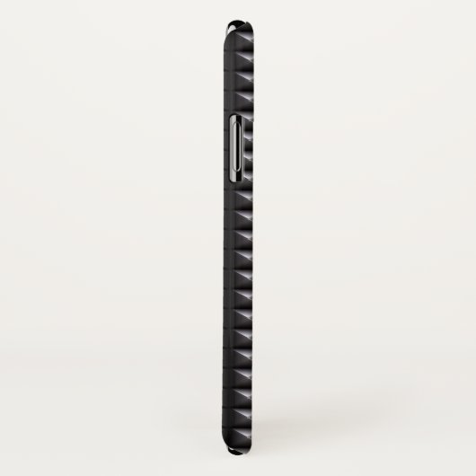 Verzierte Stahlbeschaffenheit Case-Mate iPhone Hülle (Hinten/Rechts)