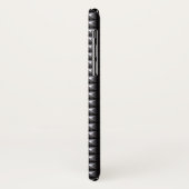 Verzierte Stahlbeschaffenheit Case-Mate iPhone Hülle (Hinten/Links)