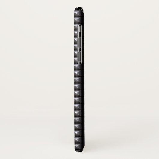 Verzierte Stahlbeschaffenheit Case-Mate iPhone Hülle (Hinten/Links)