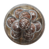 Verzierte Tafel Schokolade Cupcakes Schneidebrett (Vorderseite)