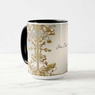 Verzierte Tasse von White Floral Gold