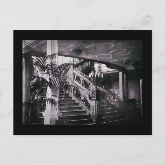 Verzierte Treppe D Deck Postkarte (Vorderseite)