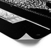 Verzierte Tür Poster (Ecke)