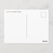 Verzierte Tür Postkarte (Rückseite)