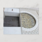 Verzierte Tür Postkarte (Vorderseite)