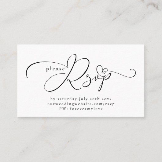 Verzierte Typografie-UAWG für Online-Reaktion Visitenkarte (Vorderseite)